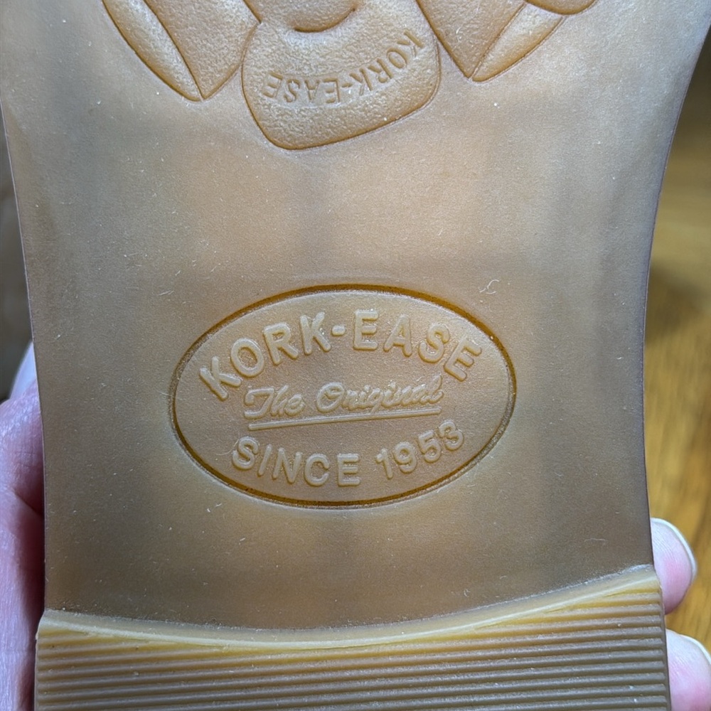 HTF KORK EASE 3 STRAP LEATHER SLIP ON SANDALS - Picture 12 of 14